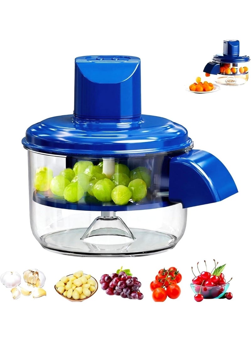 توشيونيكس مقشرة كهربائية للثوم والخضراوات | مقشرة أوتوماتيكية للفواكه والخضراوات الصغيرة | سريعة، قوية، سهلة التنظيف، وصغيرة الحجم، مثالية للمطبخ - Image 1